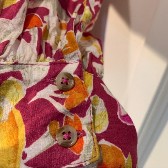 ANTHROPOLOGIE MAEVE Peasant style blouse NWOT Size L. - Picture 6 of 7